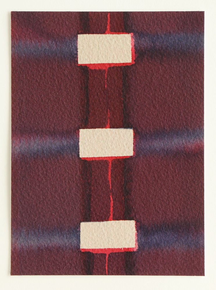 Tusche auf Papier, 2017, 15 x 10,5 cm